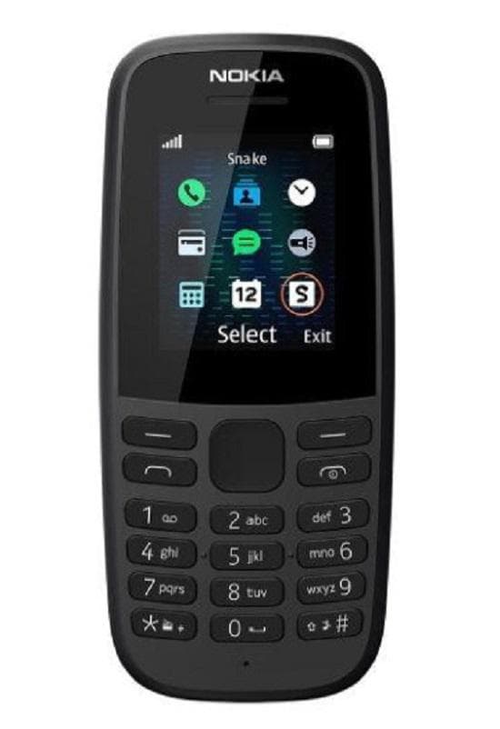 Nokia 105 2019(GSM) 1.77" 4MB 4MB DS BK "NK1052019DSBK"