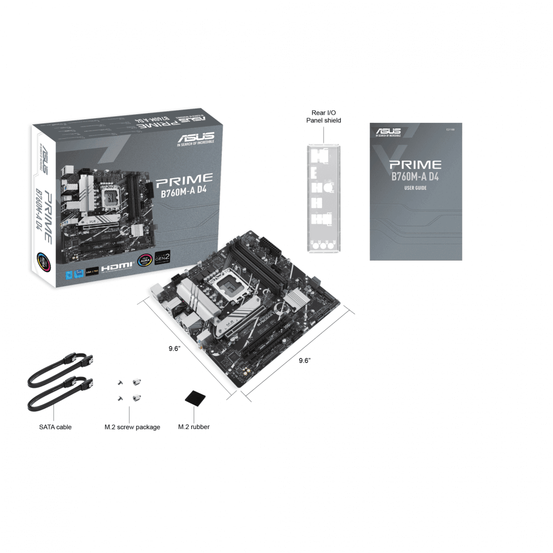 MB ASUS PRIME B760M-A D4 LGA 1700 "PRIME B760M-A D4"
