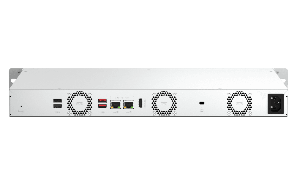 NAS QNAP 464eU 4BAY 2.9GHZ 4GB SATA 1U "TS-464EU-4G" — miniatură