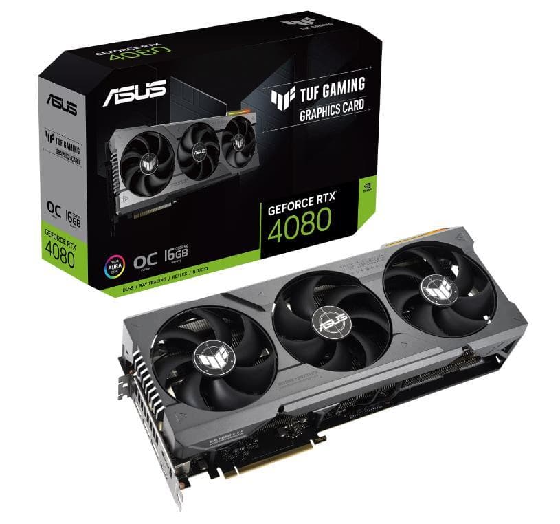VGA PCIE16 RTX4080 16GB GDDR6X/TUF-RTX4080-O16G-GAMING ASUS "TUF-RTX4080-O16G-GAMING"