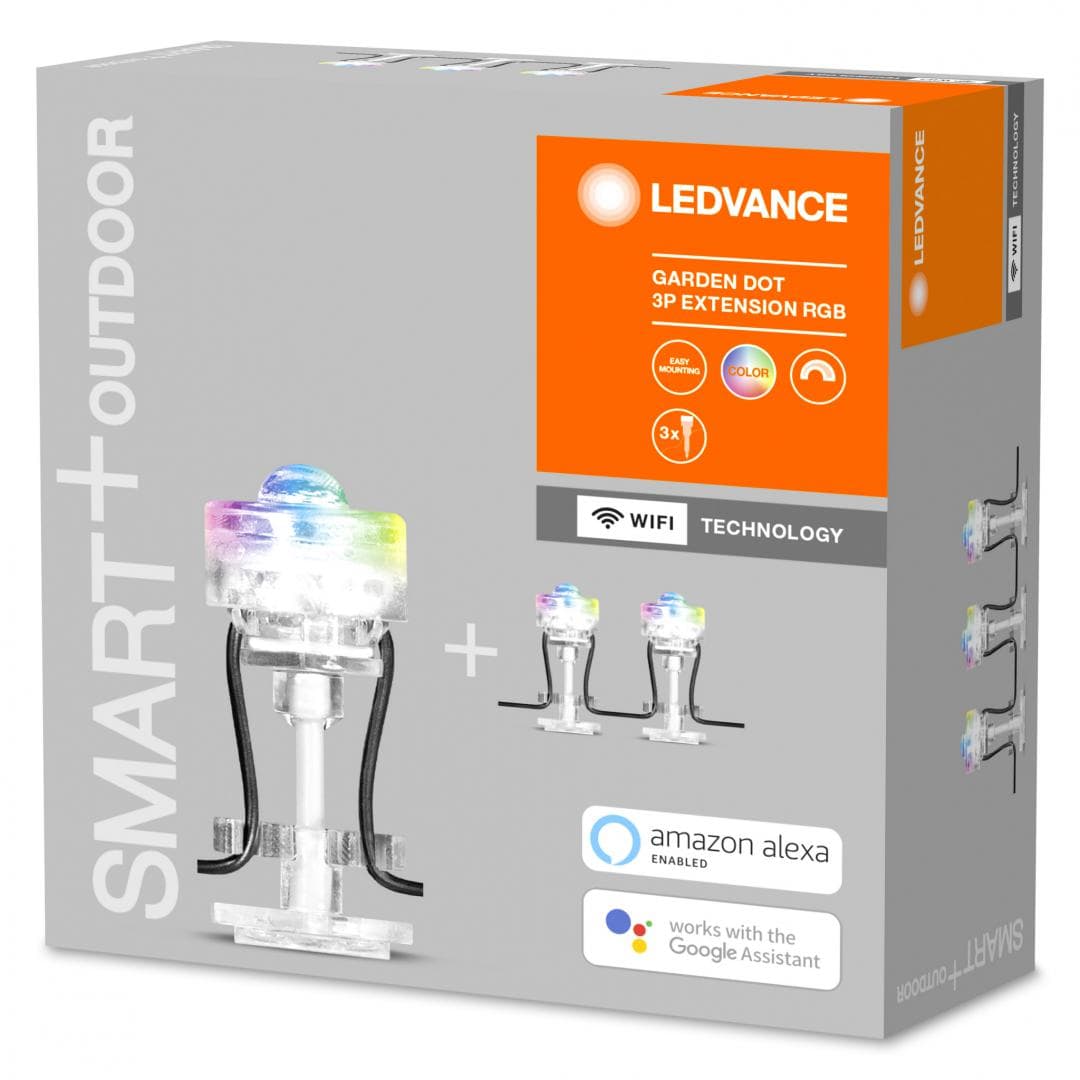 SMART WIFI GARDEN DOT RGB 3PEXT LEDV "000004058075478572" — miniatură