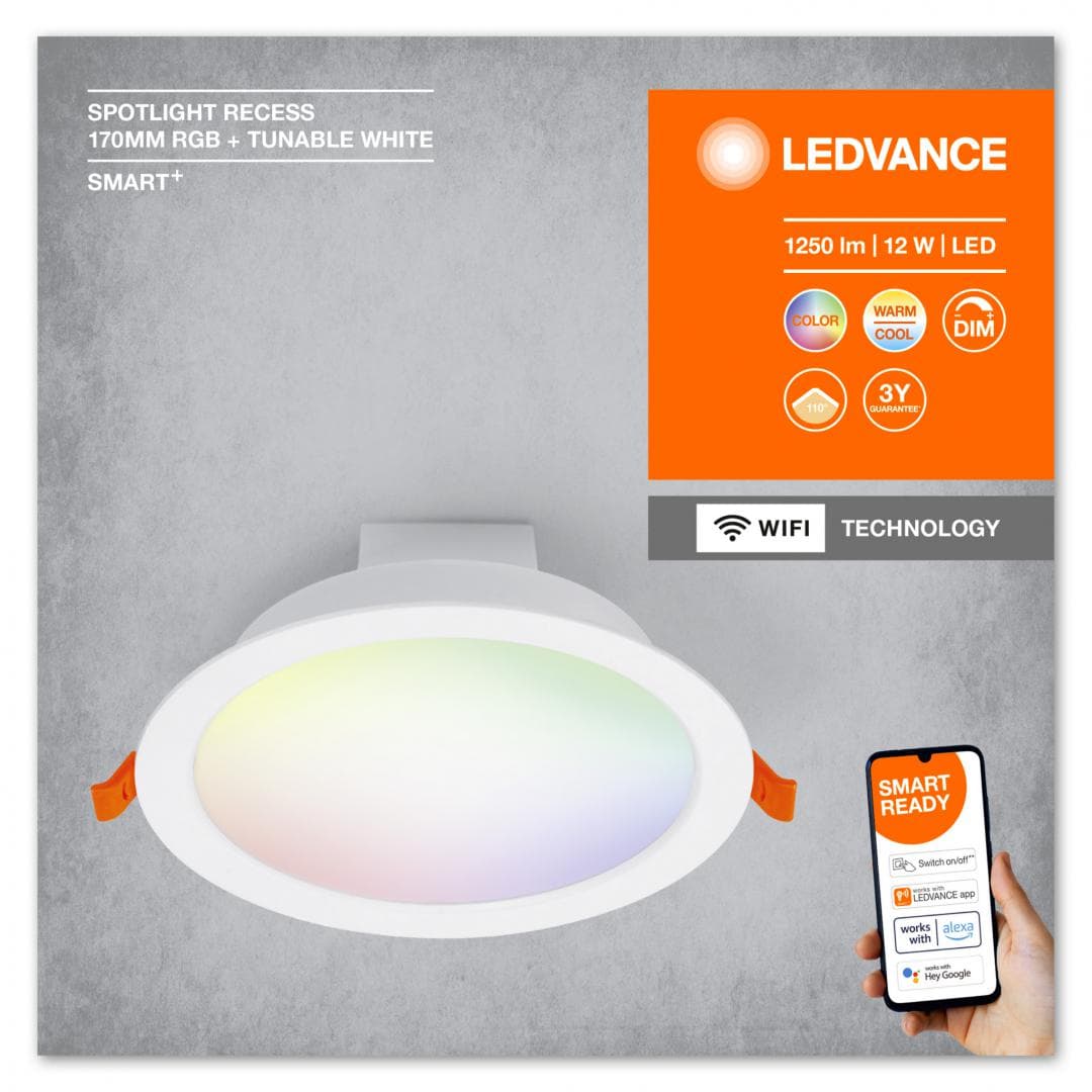 SMART WIFI SP 170MM 110DEG RGBTW WTLEDV "000004058075573376"