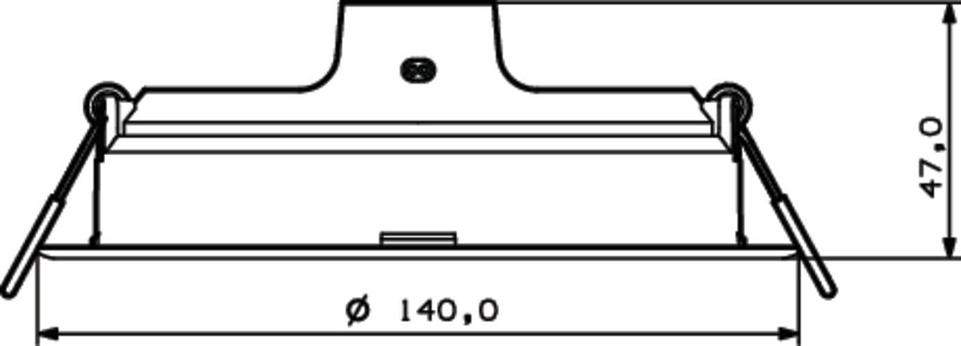 59464 MESON 125 12.5W 65K WH RECESSED "000008718696173619" — miniatură