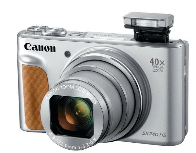 PHOTO CAMERA CANON SX740HS SILVER "2956C002AA" — miniatură