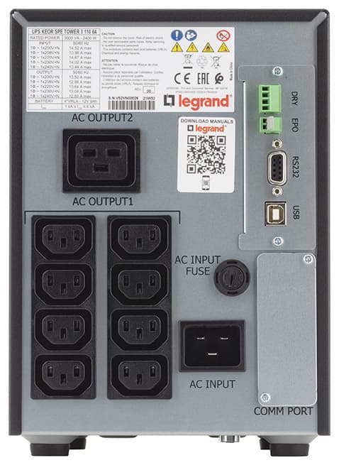 UPS LEGRAND KEOR SPE TOWER 3000VA /2400W "311064" — miniatură