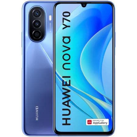 Huawei Nova Y70 DS Crystal Blue LTE/6.75/OC/4GB/128GB/8MP/48MP+5MP+2MP/6000mAh "51097CNR"