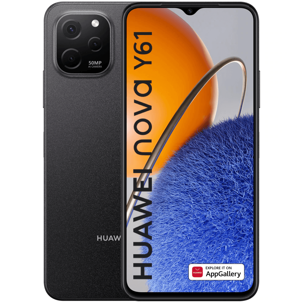 Huawei Nova Y61 Midnight Black LTE/6.2/OC/4GB/64GB/5MP/50MP+2MP+2MP/5000mAh "51097HLH"