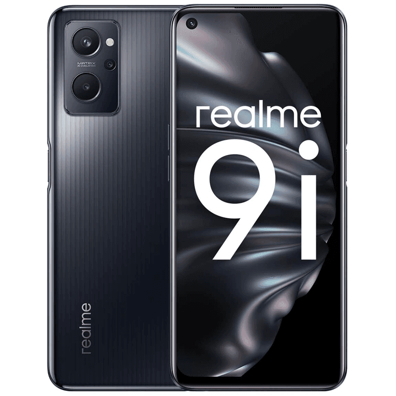 Realme 9i DS Black 4G/6.6"/OC/4GB/128GB/16MP/50MP+2MP+2MP/5000mAh "6040412"