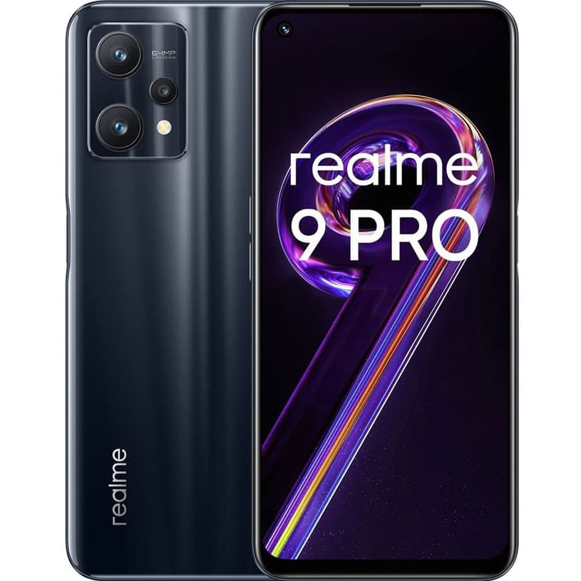 Realme 9 Pro DS Midnight Black 5G/6.6/OC/8GB/128GB/16MP/64MP+8MP+2MP/50000mAh "6041723"