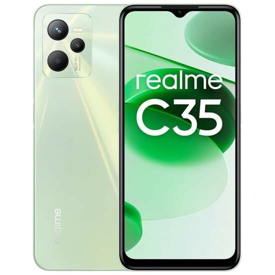 Realme C35 DS Glowing Green 4G/6.6"/OC/4GB/128GB/8MP/50MP+2MP+0.3MP/5000mAh "6042357"