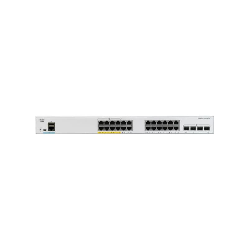 Catalyst 1000 24port GE, Full POE, 4x1G SFP, "C1000-24FP-4G-L"