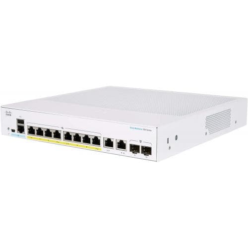 CBS350 Managed 8-port GE, Full PoE, 2x1G Combo, "CBS350-8FP-2G-EU"