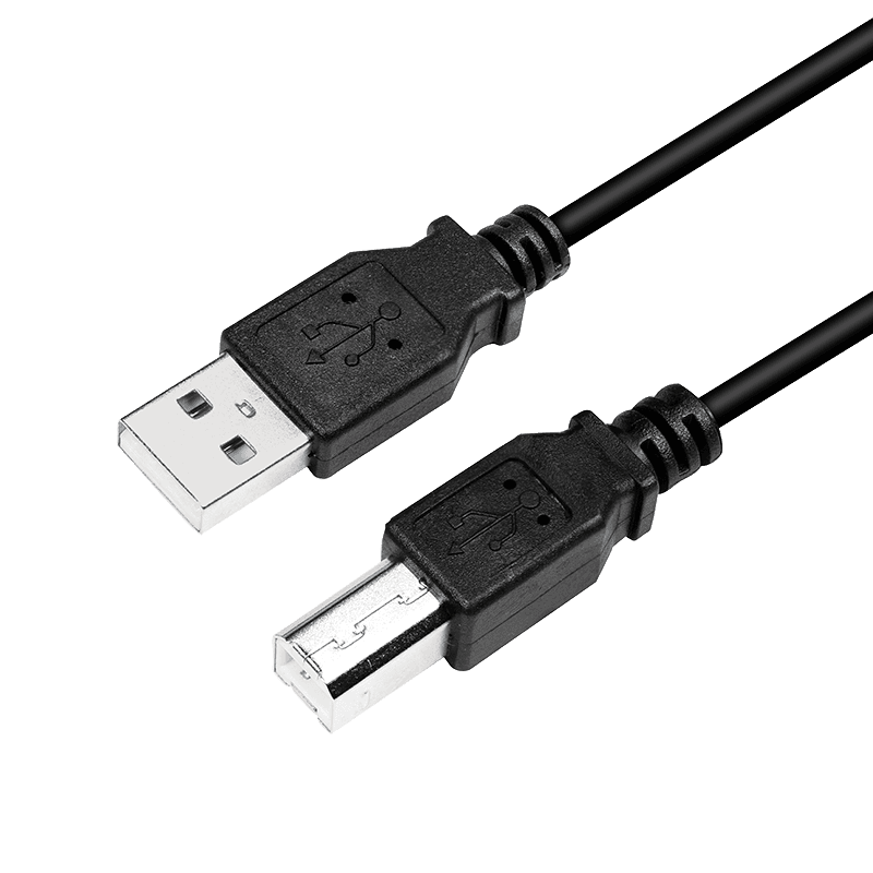 CABLU USB LOGILINK pt. imprimanta, USB 2.0 (T) la USB 2.0 Type-B (T), 2m, negru, "CU0007B"