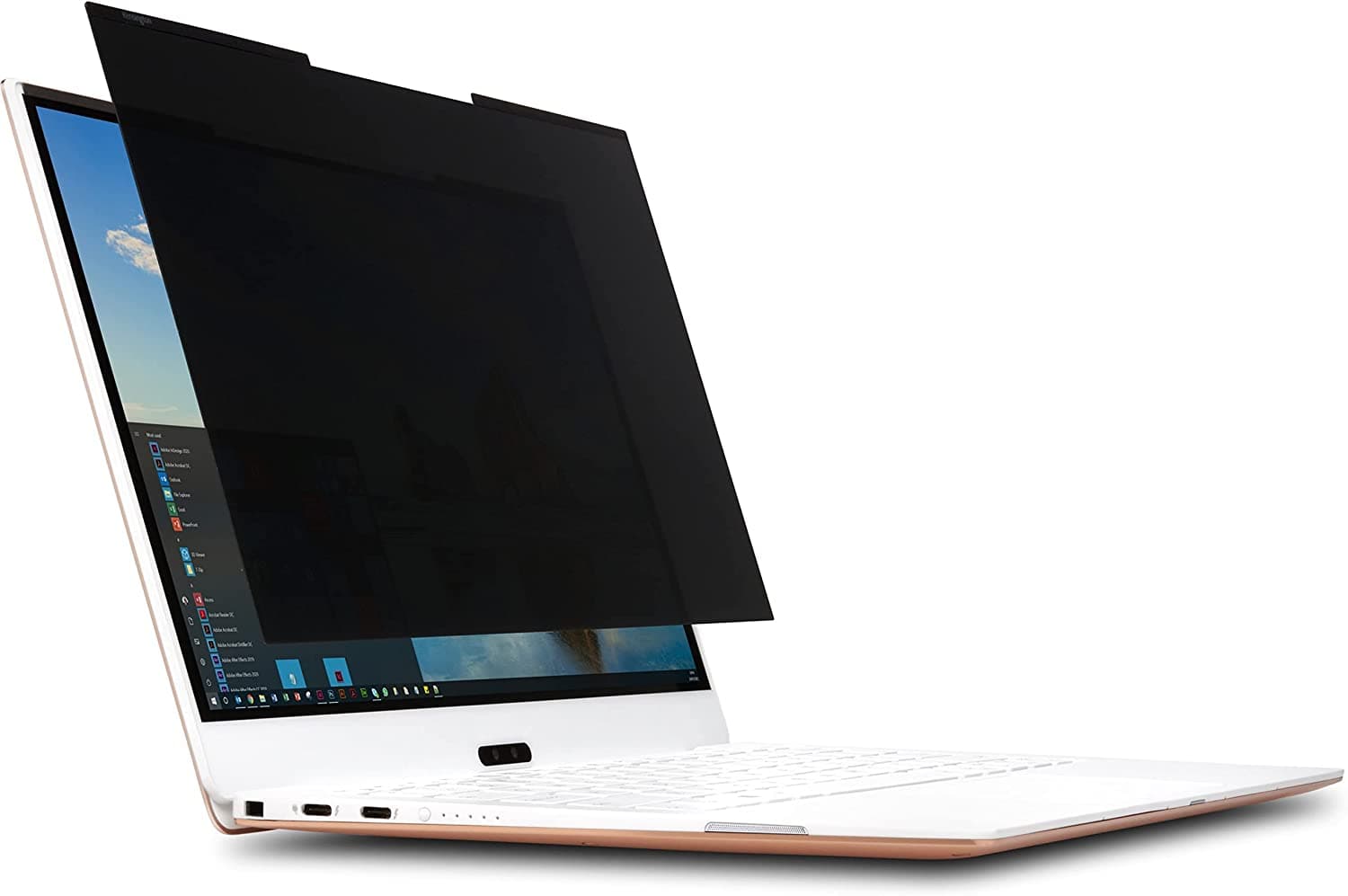 Filtru de confidentialitate Kensington MagPro, pentru laptop, 15.6",16:9,2 fete (lucios/mat), magnetic,limiteaza campul vizual la 30grade, reduce lumina cu pana la 22%, 346x1x200mm, 0.22Kg "K58353WW"