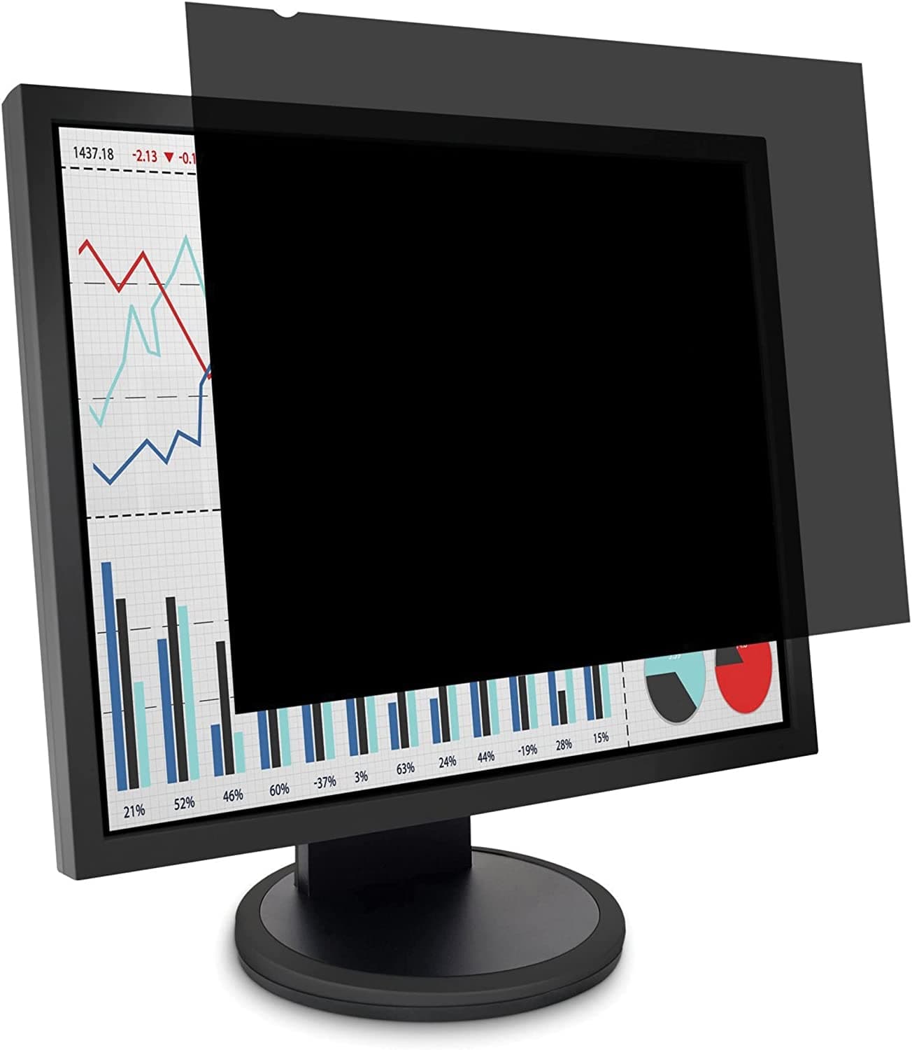 Filtru de confidentialitate Kensington MagPro, pentru monitor, 23.0",16:9,2 fete (lucios/mat),magnetic,limiteaza campul vizual la 30grade, reduce lumina cu pana la 22%, 510x1x292mm, 0.4Kg, "K58355WW"