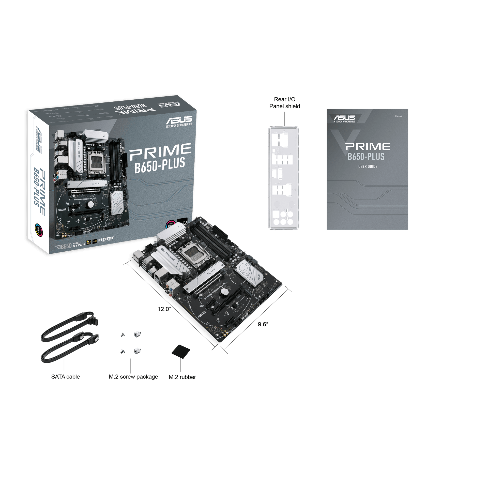 ASUS PRIME B650-PLUS 1xHDMI 1xDP 4xSATA 6Gb/s ports "PRIME B650-PLUS" . — miniatură