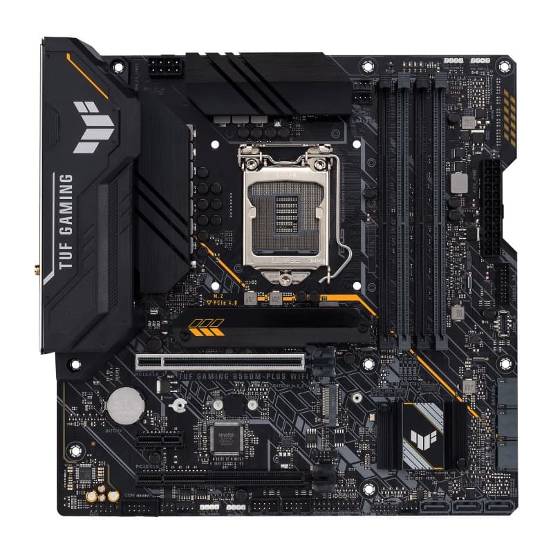 ASUS TUF GAMING B560M-PLUS WIFI LGA1200 B560 U32G2 PCIe 4.0 M.2 MB, "TUF GAMING B560M-PLUS WIFI" — miniatură