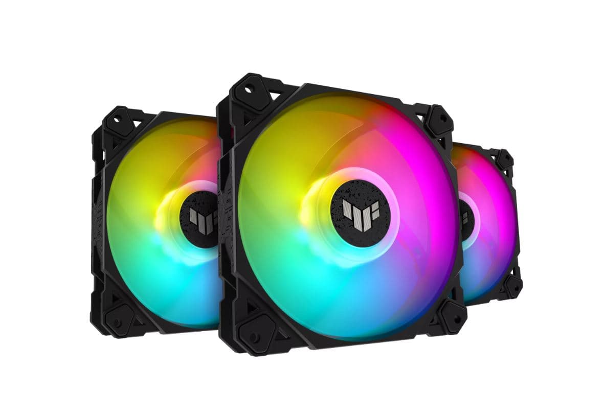 Set 3 ventilatoare Asus TUF Gaming TF120 ARGB 3in1 "TUF TF120 ARGB 3N1" — miniatură