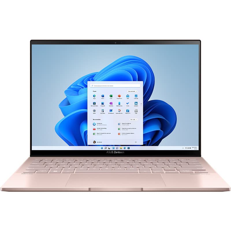 NB Asus 13.3 inch 2.8K 2880 x 1800 OLED Touch screen AMD Ryzen 7 6800U 4.7 GHz Mem 16 GB SSD 512 GB Greutate 1.1 kg WIN 11 Pro Vestige Beige "UM5302TA-LX467X" (