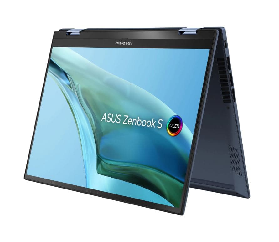ASUS ZENBOOK FLIP UP5302ZA Intel&nbsp;Core&nbsp;i5-1240P 13.3inch OLED 2.8K 16GB 512GB M.2 NVMe PCIe 4.0 SSD Intel Iris Xe W11H 2Y Blue "UP5302ZA-LX083W" ( — miniatură