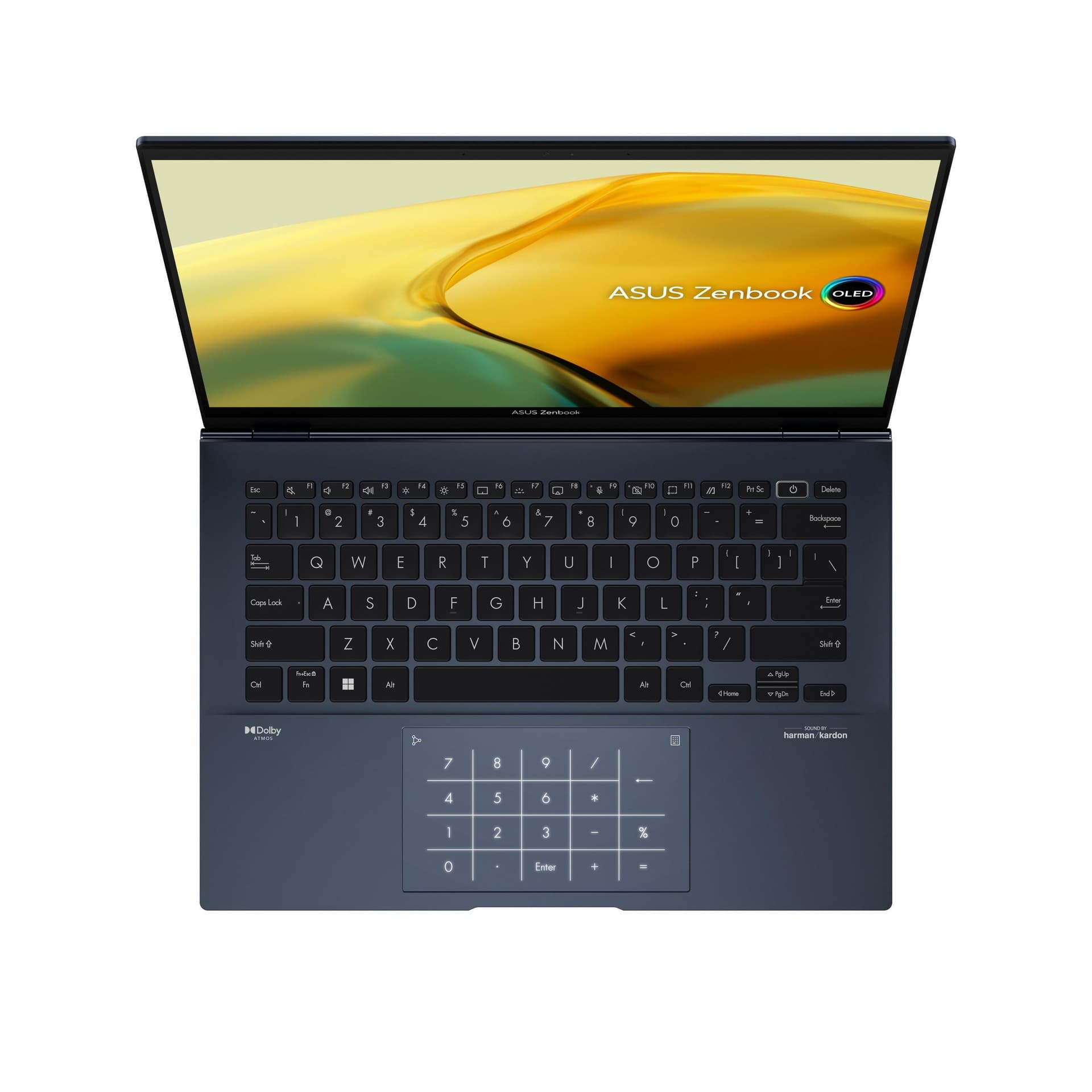 NB Asus 14 inch 2.8K 2880 x 1800 OLED Intel Core i5 1240P&nbsp; 1.7 GHz | 16 GB SSD 512 GB Wireless BT | 1xHDMI | 1.39 kg WIN 11 Home Ponder Blue "UX3402ZA-KM501W" ( — miniatură