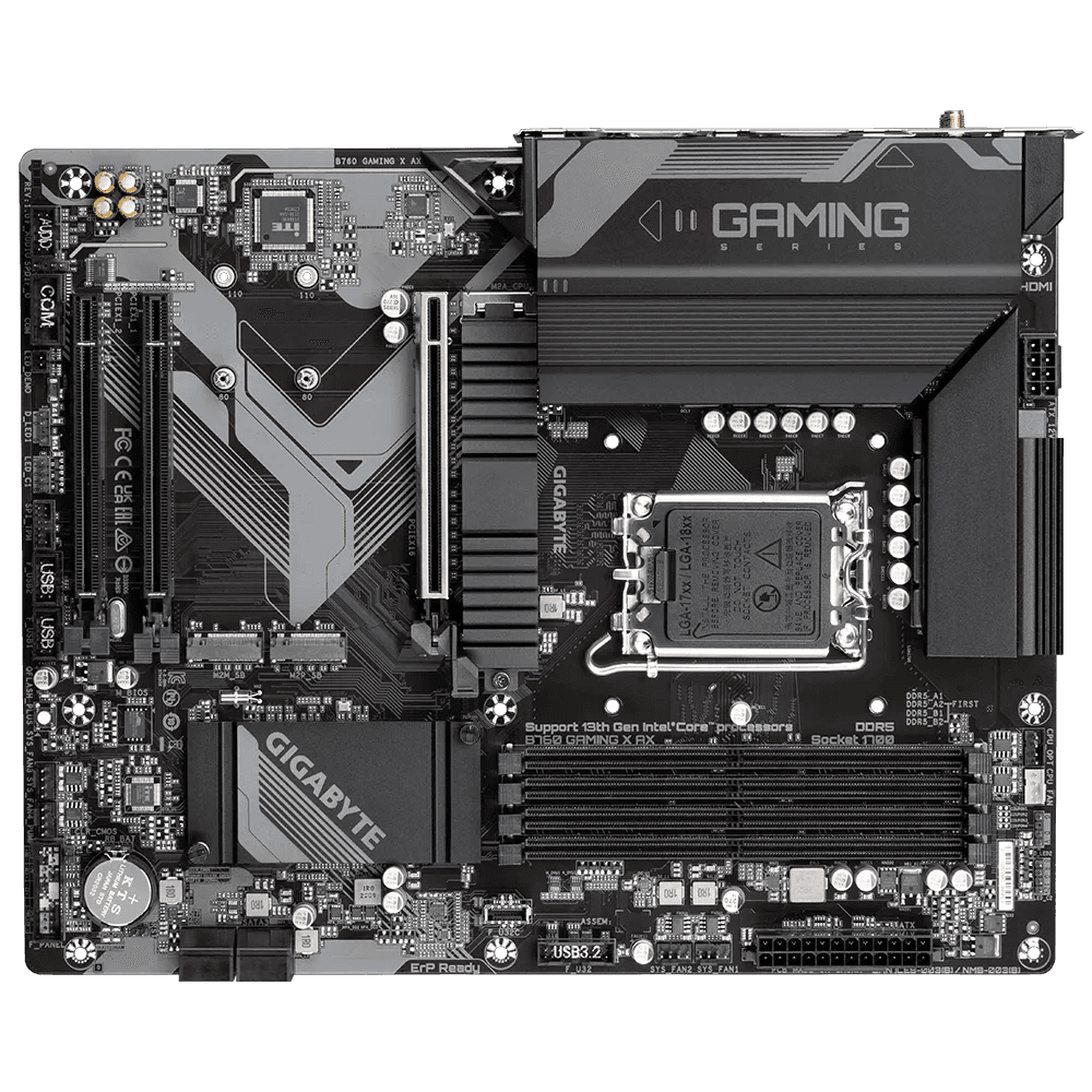 MB GIGABYTE B760 GAMING X AX LGA1700 "B760 GAMING X AX" — miniatură