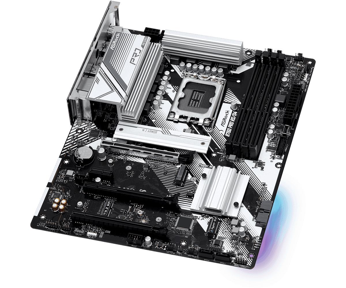 MB Asrock B760 Pro RS LGA1700 DDR4 "B760 PRO RS/D4" — miniatură