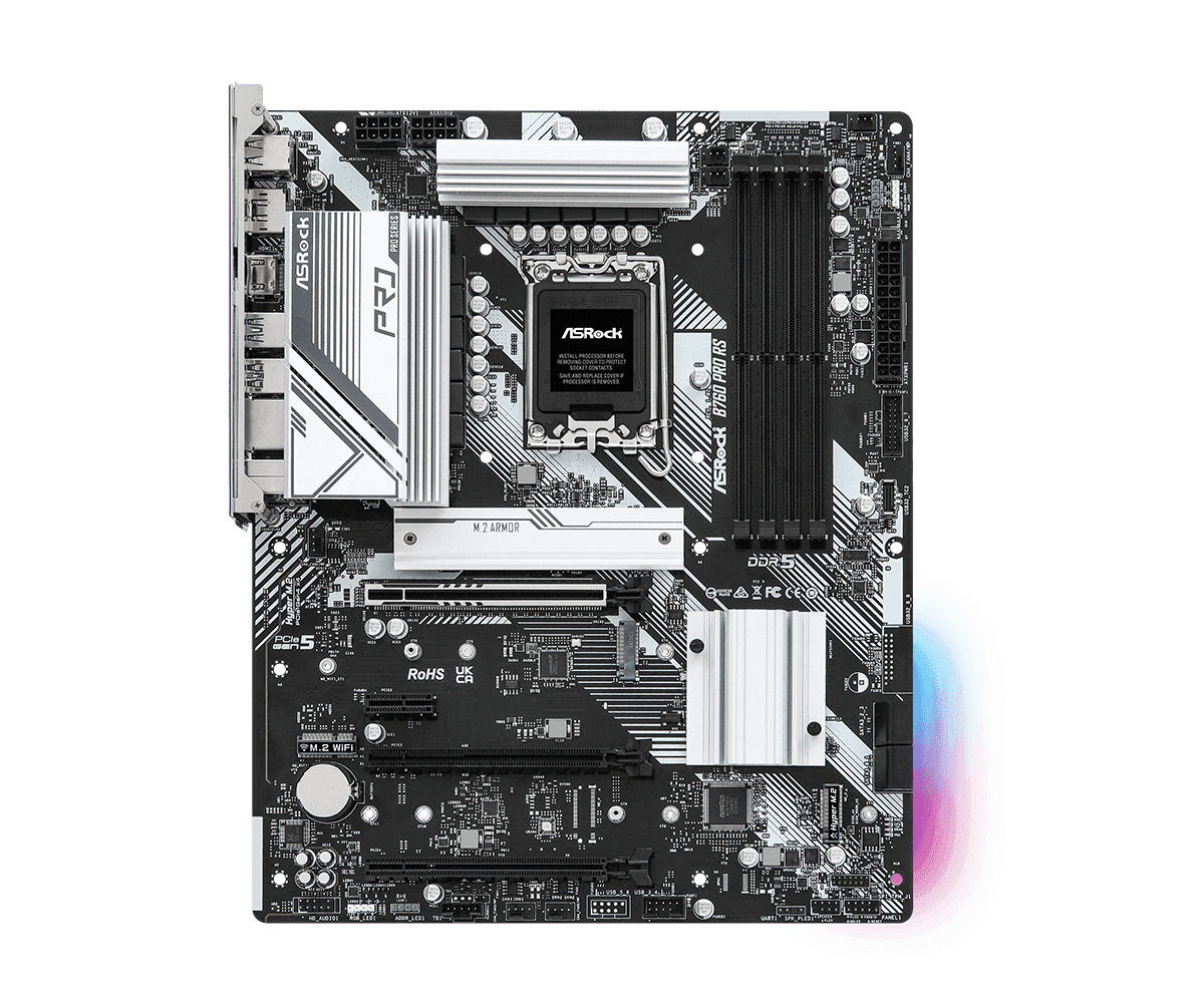MB Asrock B760 Pro RS LGA1700 "B760 PRO RS" — miniatură