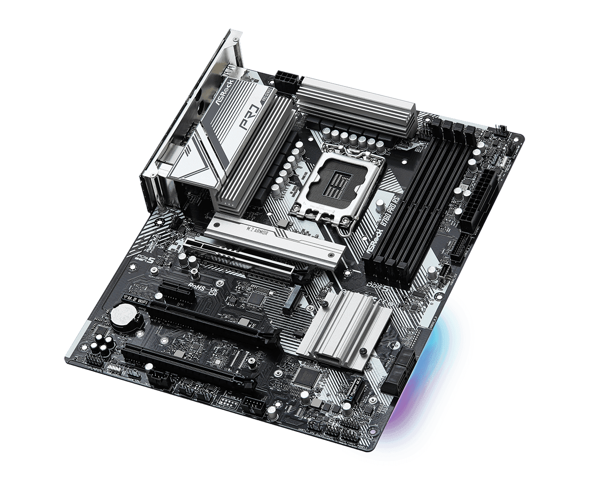 MB Asrock B760 Pro RS LGA1700 "B760 PRO RS" — miniatură