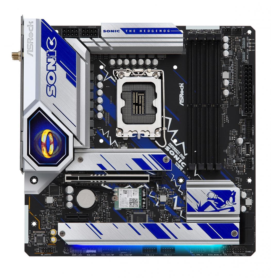 MB Asrock B760M PG Sonic LGA1700 WIFI "B760M PG SONIC WI" — miniatură