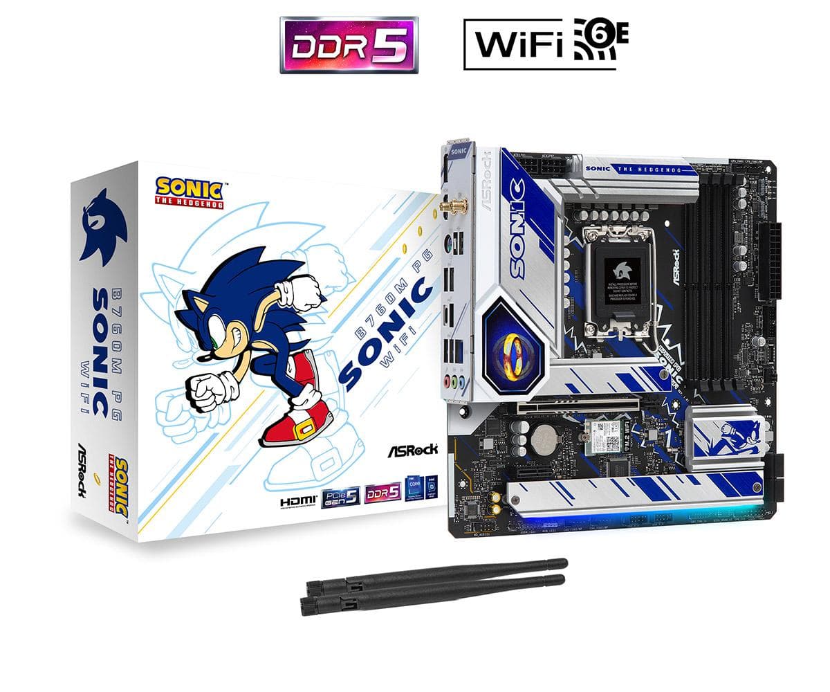 MB Asrock B760M PG Sonic LGA1700 WIFI "B760M PG SONIC WI"