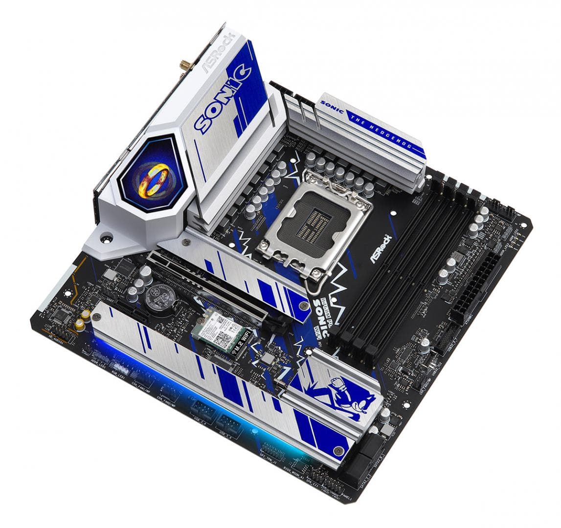 MB Asrock B760M PG Sonic LGA1700 WIFI "B760M PG SONIC WI" — miniatură