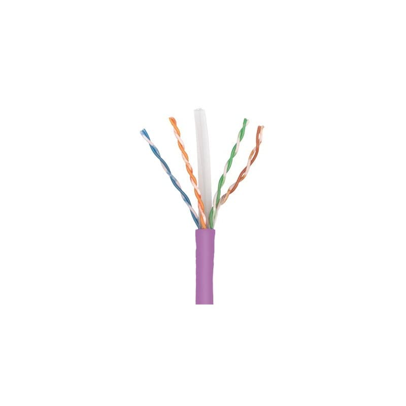 Cablu U/UTP cat.6, manta LSZH, Euroclass Dca-s2,d2,a1 - 305m/tambur, Violet - Molex "CAA-00305"