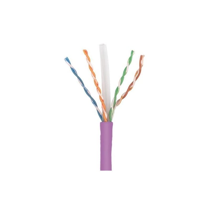 Cablu U/UTP cat.6, manta LSZH, Euroclass Dca-s2,d2,a1 - 500m/tambur, Violet - Molex "CAA-00325"