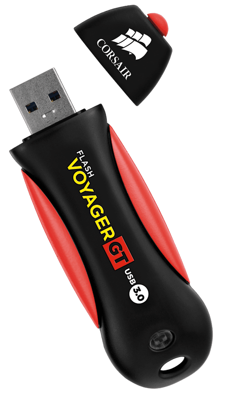 Flash Voyager® GT USB 3.0 32GB Flash Drive Corsair "CMFVYGT3C-32GB" — miniatură