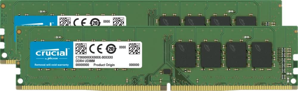 Memorie DDR Crucial DDR4 32GB frecventa 3200 MHz, 16GB x 2 module, latenta CL22, "CT2K16G4DFRA32A"