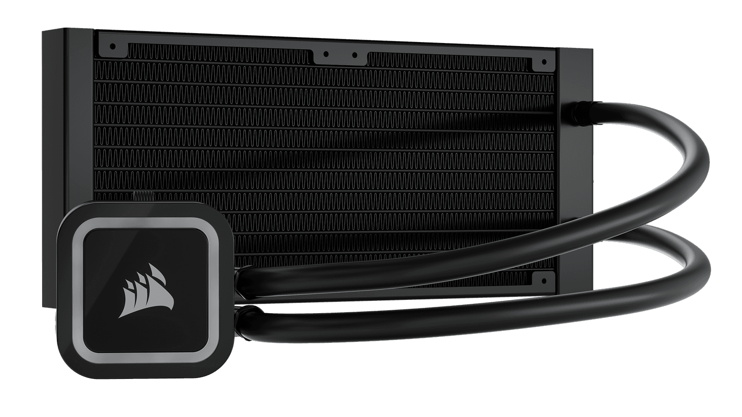 Cooler Corsair "iCUE H100x RGB ELITE", skt universal, racire cu lichid, ventilator 120 mm x 2, 1500 rpm, iluminat RGB, "CW-9060065-WW" — miniatură