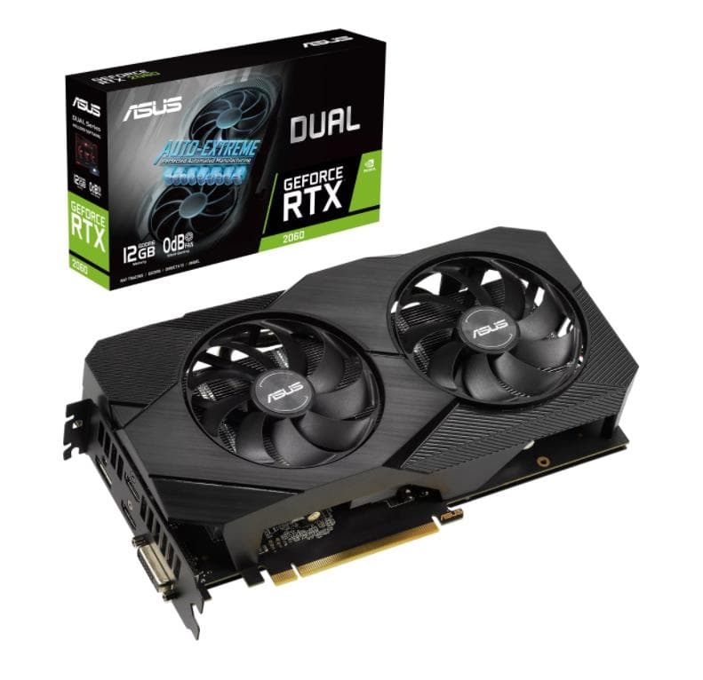 ASUS DUAL-RTX2060-12G-EVO DVI 2xHDMI DP 12GB "DUAL-RTX2060-12G-EVO"