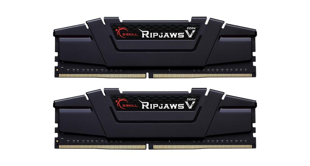 Memorie DDR G.Skill - gaming "Ripjaws V" DDR4 32GB frecventa 3600 MHz, 16GB x 2 module, radiator, latenta CL16, "F4-3600C16D-32GVKC"