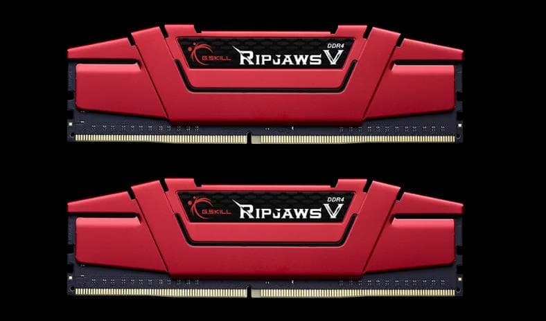 Memorie DDR G.Skill - gaming "Ripjaws V" DDR4 32GB frecventa 3600 MHz, 16GB x 2 module, radiator, latenta CL19, "F4-3600C19D-32GVRB"