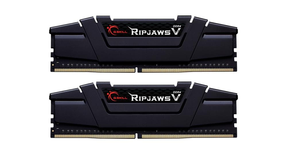 Memorie DDR G.Skill - gaming "Ripjaws V" DDR4 32GB frecventa 4400 MHz, 16GB x 2 module, radiator, latenta CL19, "F4-4400C19D-32GVK"