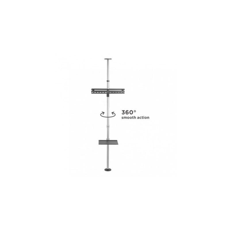 Suport pentru televizor, plat / curbat, de podea, 37-70 inch, reglabil inaltime, TECHLY, gri / negru, ICA-TR32 "ICA-TR32"