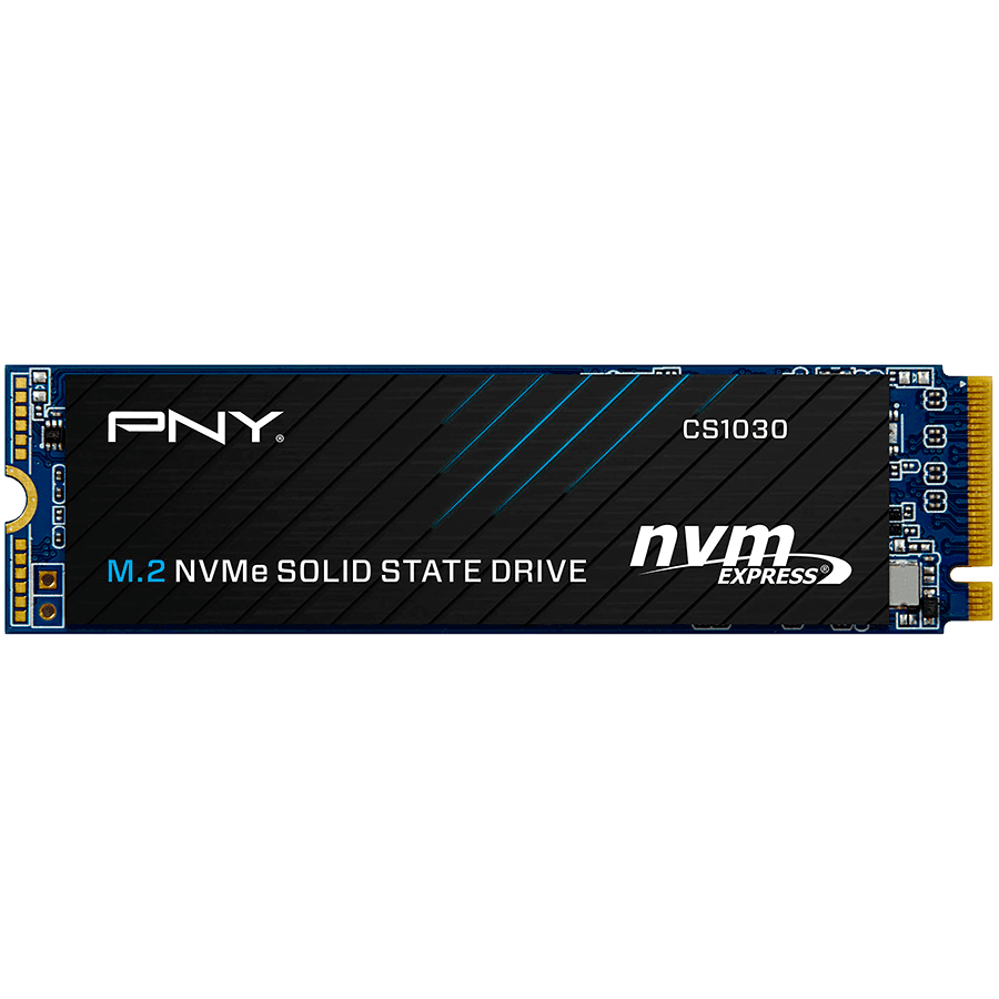 PNY CS1030 500GB SSD, M.2 NVMe, PCIe Gen3 x4, Read/Write: 2000 / 1100 MB/s "M280CS1030-500-RB"