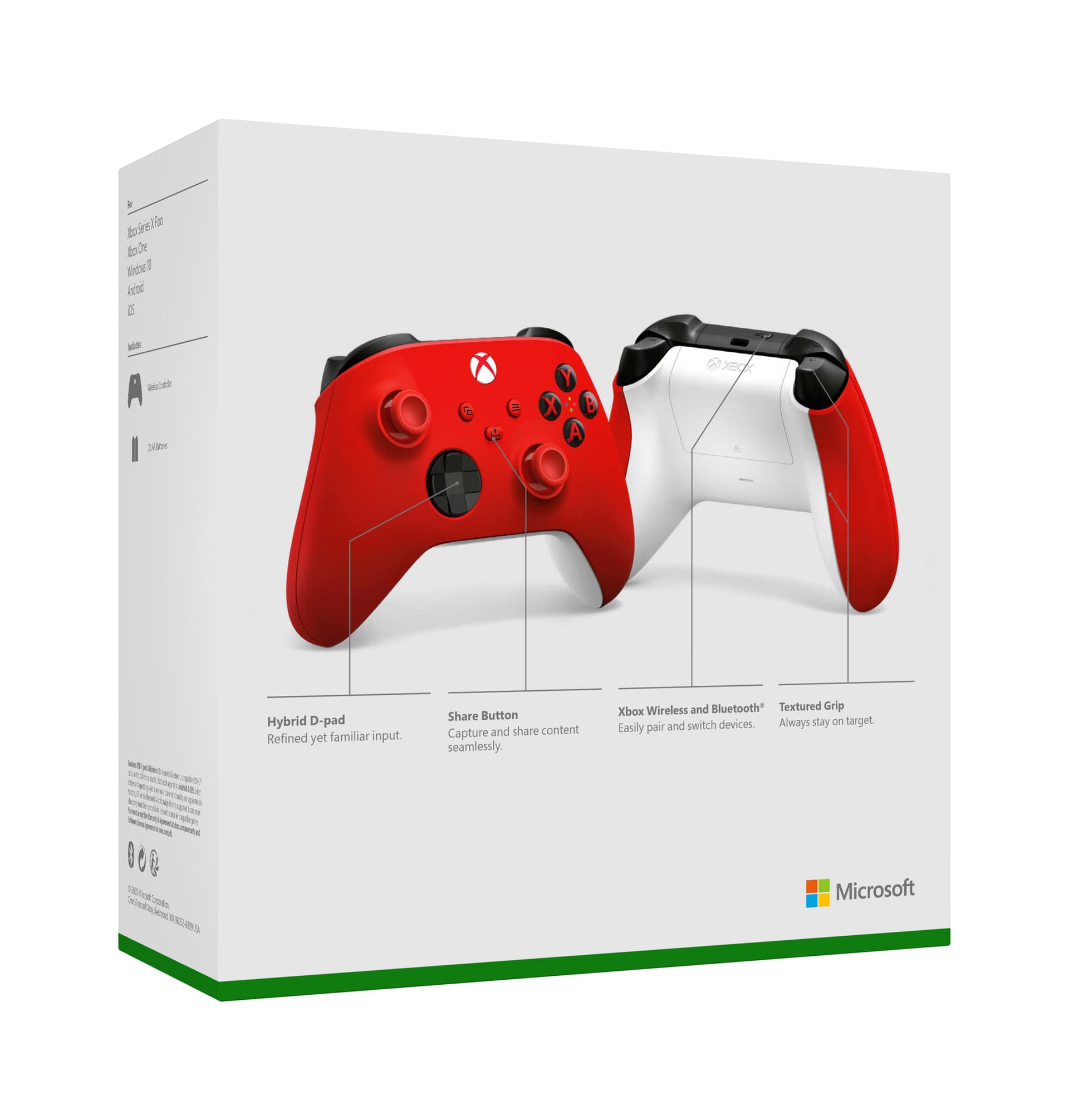 MS XBOX SERIES WIRELESS CONTROLLER RED "MS-889842707113" — miniatură