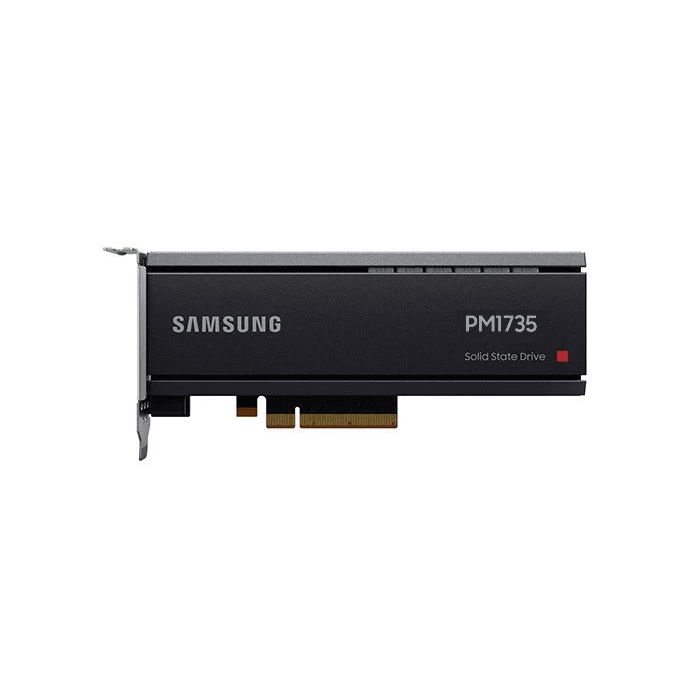 SAMSUNG PM1735 3.2TB Enterprise SSD, HHHL, PCIe Gen4 x8, Read/Write: 8000/3800 MB/s, Random Read/Write IOPS 1500K/250K "MZPLJ3T2HBJR-00007"