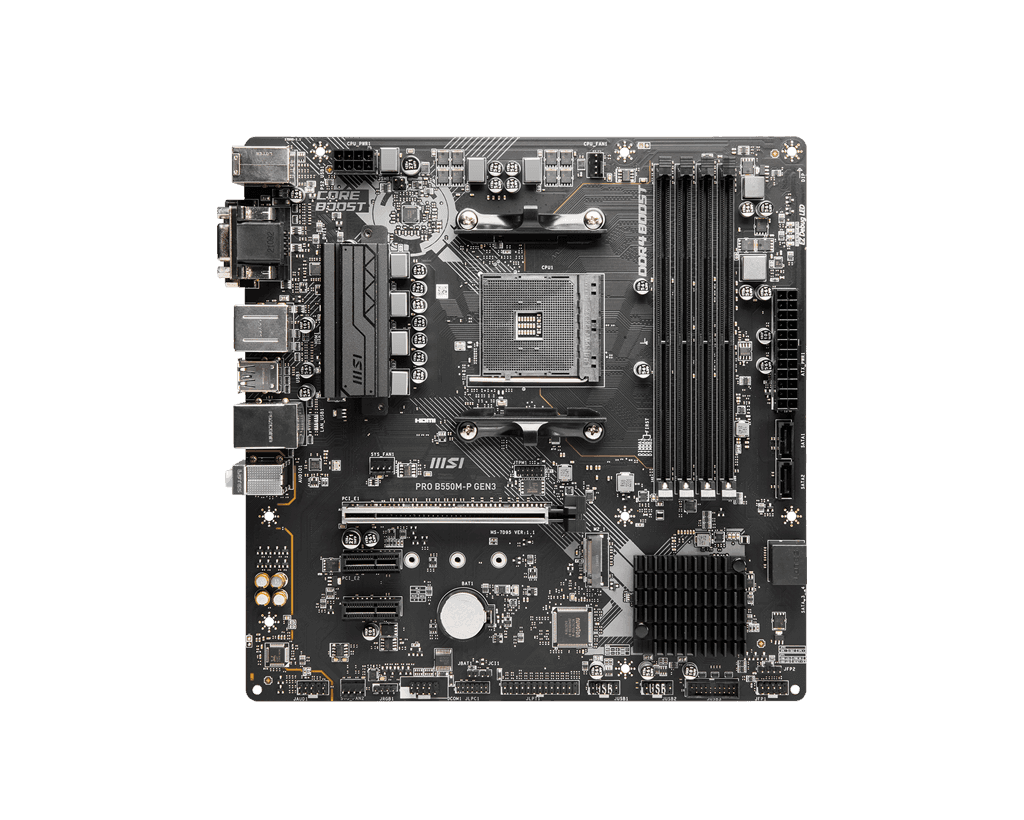 MB MSI PRO B550M-P GEN3 AM4 DDR4 "PRO B550M-P GEN3" — miniatură