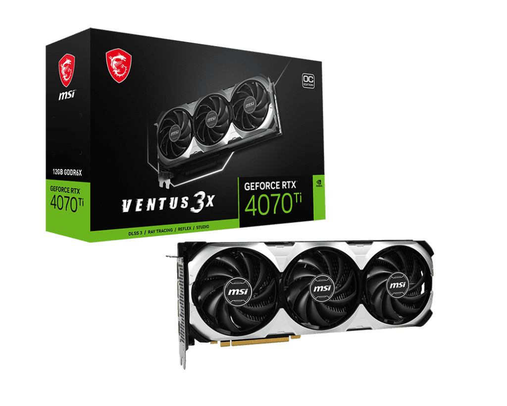 MSI GeForce RTX 4070 Ti Ventus 3X OC "RTX4070TI VEN 3XOC"