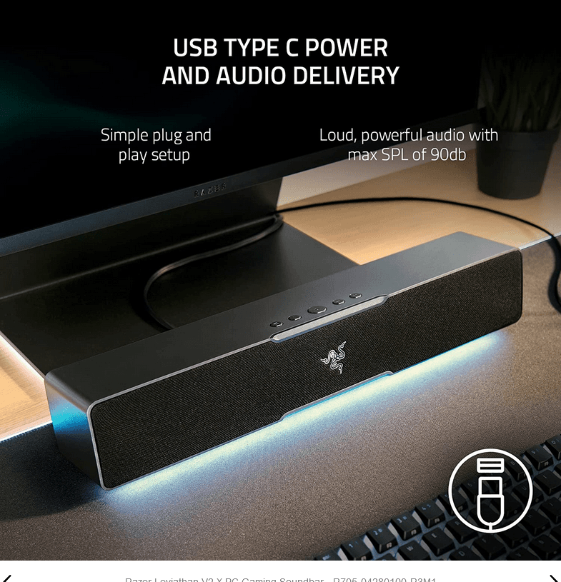 Razer Leviathan V2 X "RZ05-04280100-R3M1" — miniatură