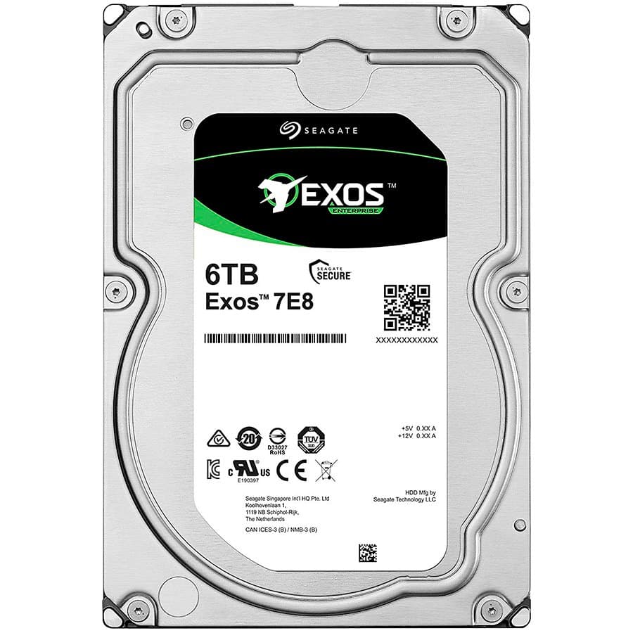 HDD Server SEAGATE Exos 7E8 6TB 512n, 3.5", 256MB, 7200RPM, SATA-EOL->ST6000NM000B "ST6000NM002A"