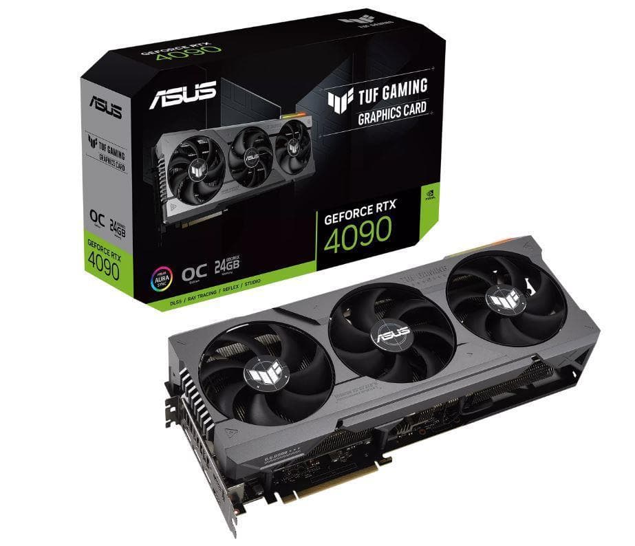 VGA PCIE16 RTX4090 24GB GDDR6X/TUF-RTX4090-O24G-GAMING ASUS "TUF-RTX4090-O24G-GAMING"